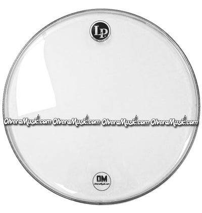 LP Double-Ply Clear 14" Drum Head - LP Banda