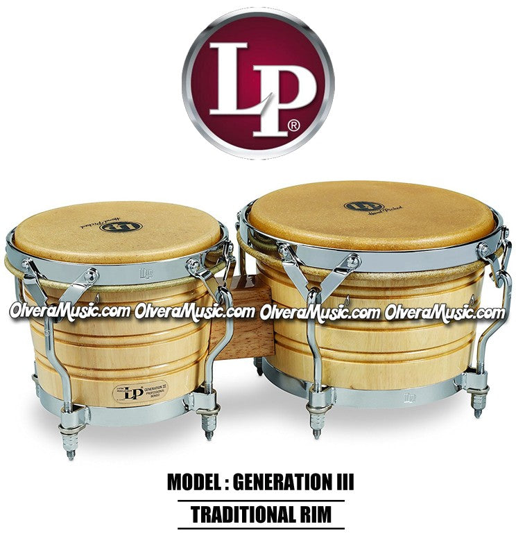 LP Generation III Wood Bongos