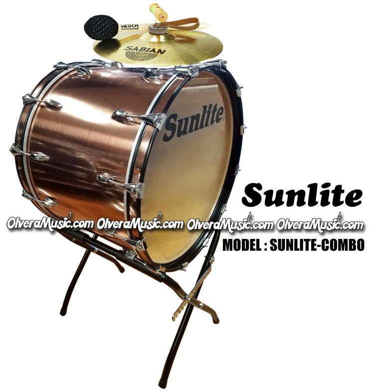 SUNLITE 18x24 Bass Drum Combo with Accessories