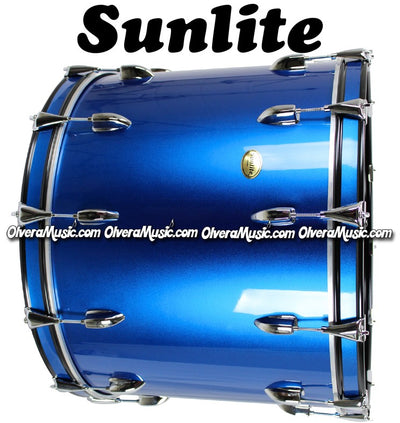 SUNLITE 18x24 Bass Drum - Metallic Blue