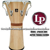 LP Aspire® Tunable Djembe - Natural/Chrome