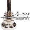 GARIBALDI Elite Trombone Mouthpiece Double Cup - Silver Plate Finish