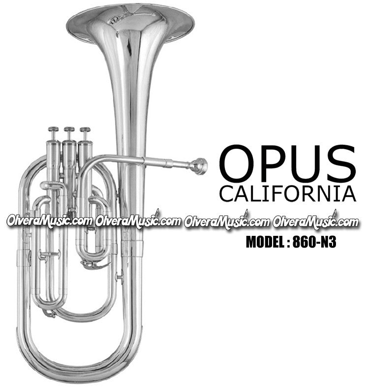 OPUS Corsair Eb Alto Horn - Nickel Finish