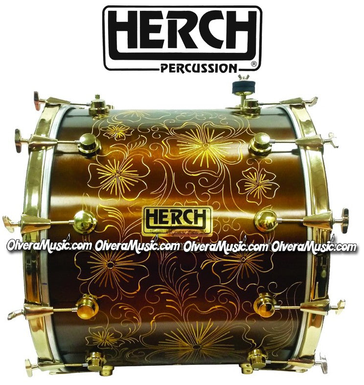 HERCH Tambora Custom (Tréboles marrón antiguo)