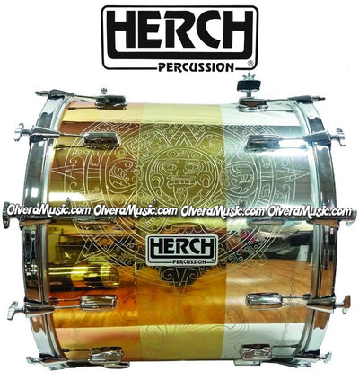 HERCH Tambora Custom (Azteca Tri-Gold) - Disponible solo sobre pedido.