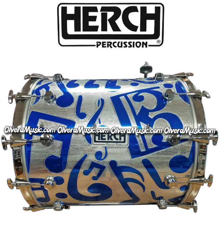 HERCH Tambora Custom (Notas Musicales BL) - Disponible solo sobre pedido.