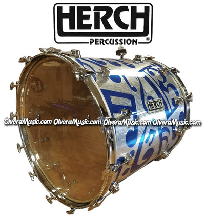 HERCH Tambora Custom (Notas Musicales BL) - Disponible solo sobre pedido.