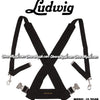 LUDWIG Bass Drum Strap (Sling) - Black