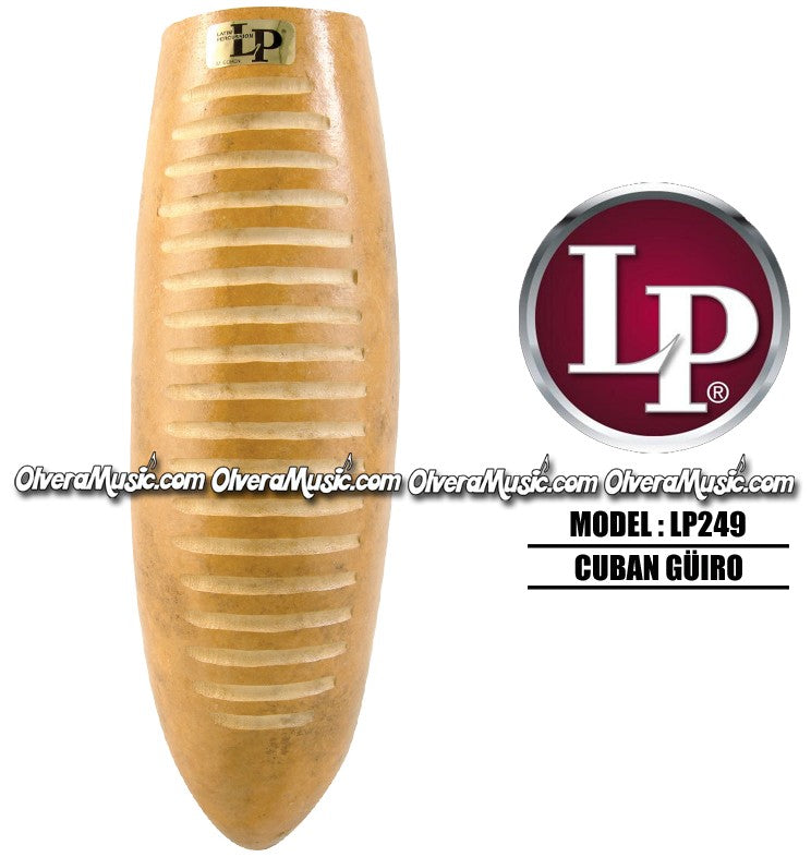 LP Cuban Style Güiro - 15" Natural Gourd