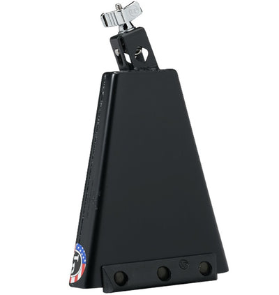 LP Rock Classic Ridge Rider Cowbell - 8", Mountable, Black Finish