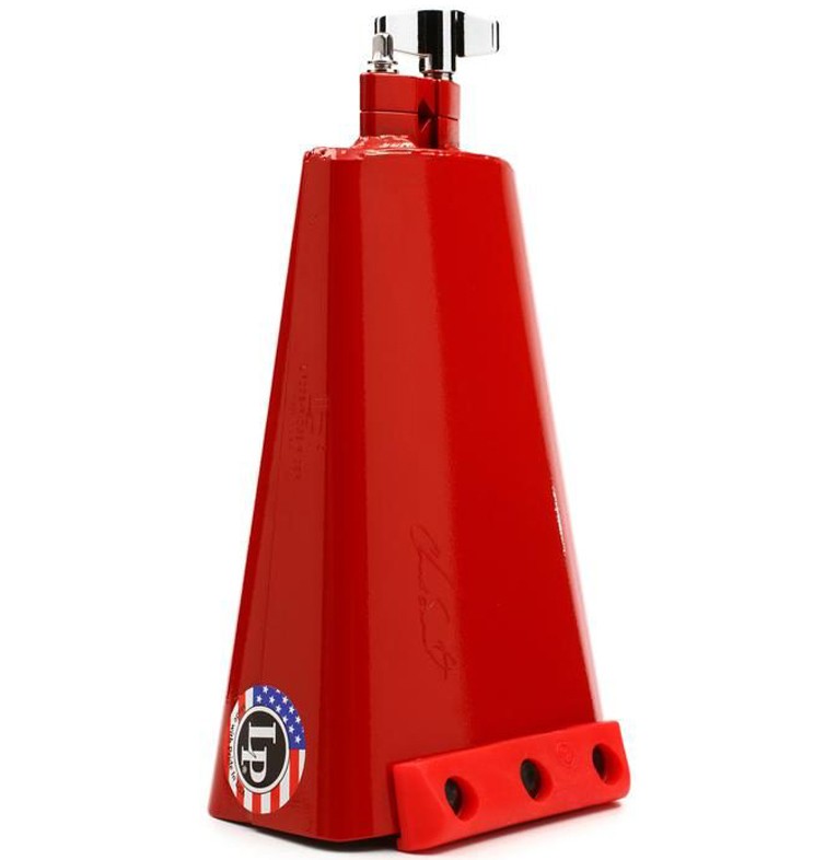 LP Chad Smith Signature Ridge Rider Cowbell - 8" Red Finish