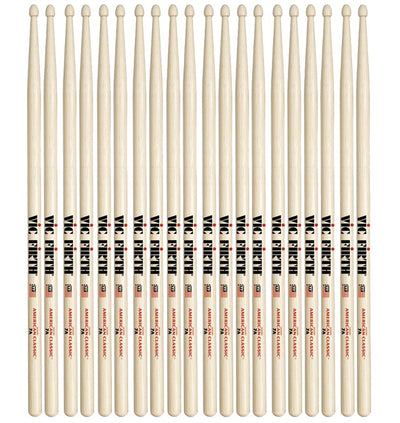 VIC FIRTH American Classic Wood Tip Drum Sticks - 7A