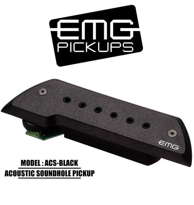 EMG Acoustic Active Soundhole Pick-Up System - Black