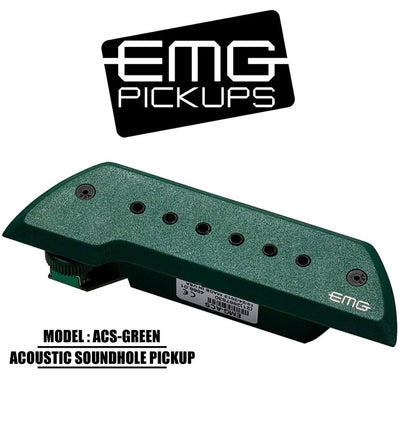 EMG Acoustic Active Soundhole Pick-Up System - Green