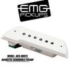 EMG Acoustic Active Soundhole Pick-Up System - White