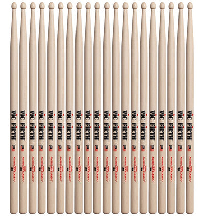 VIC FIRTH American Classic Wood Tip Drumsticks - 2B