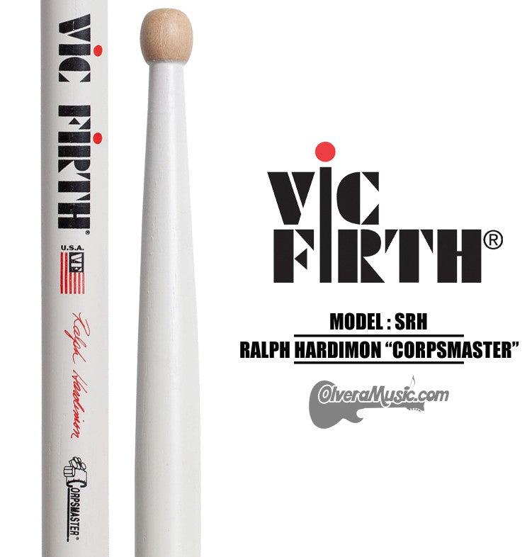 VIC FIRTH "Corpsmaster" Signature Series Ralph Hardimon Snare Sticks