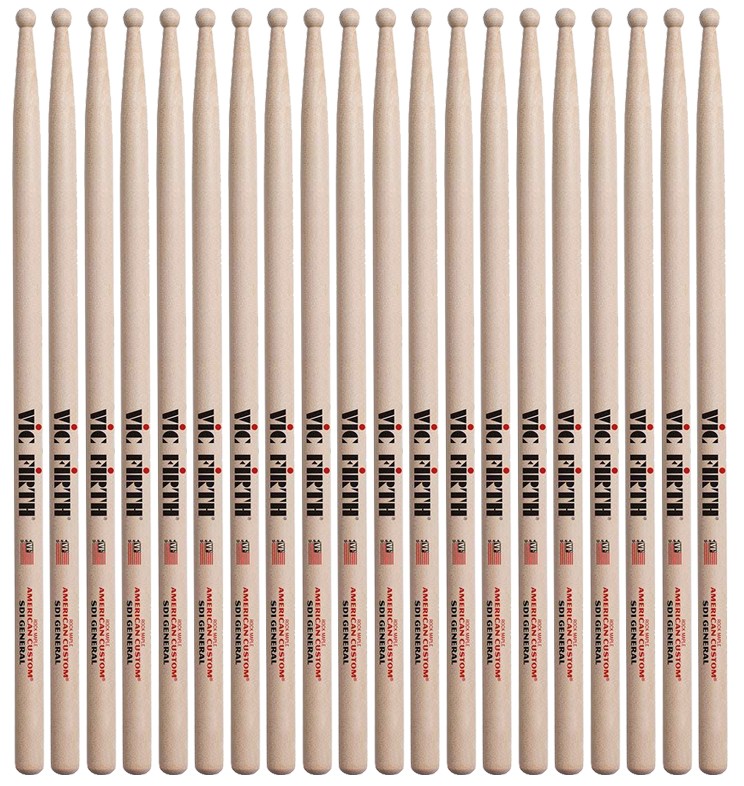 VIC FIRTH American Custom General - Rock Maple Sticks