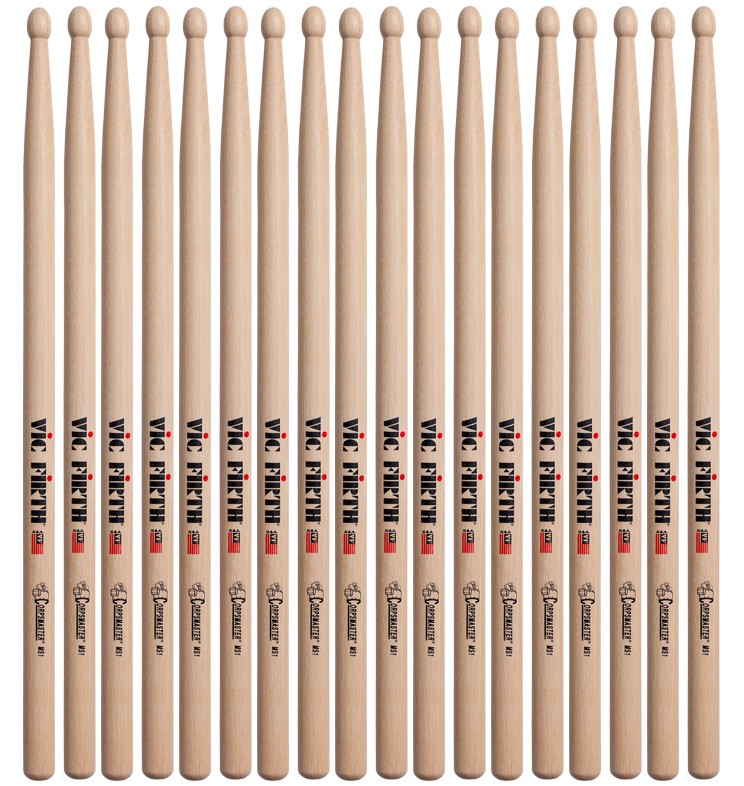 VIC FIRTH Corpsmaster Marching Snare Sticks - Wood Tip