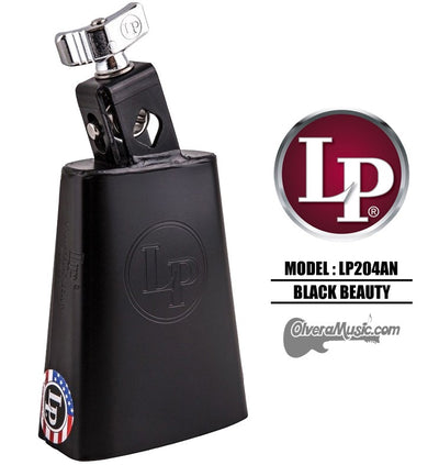 LP Black Beauty Cowbell - 5", Mountable, Black Finish