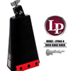 LP Rock Ridge Rider Cowbell - 8", Mountable, Black Finish