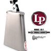 LP Salsa "Downtown" Timbale Cowbell - 7.75" Brush Steel Finish