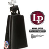 LP Black Beauty Senior Cowbell - 5.5". Mountable, Black Finish