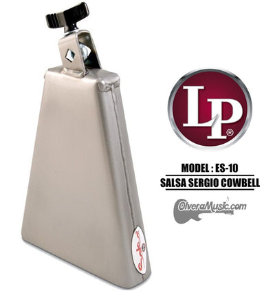 LP Salsa Sergio Timbale Cowbell - 8" Brush Steel Finish