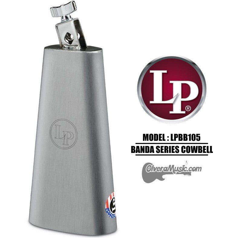 LP Banda Cowbell - 10.5" Brush Steel Finish