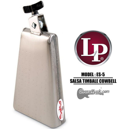 LP Salsa Timbale Cowbell - 7.5" Mountable, Brushed Steel Finish