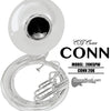 CONN Metal BBb Sousaphone - Silver Plate Finish