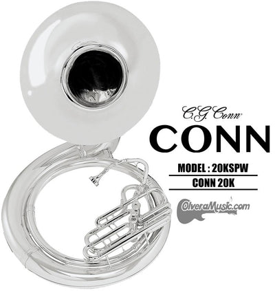 CONN Metal BBb Sousaphone - Silver Plate Finish