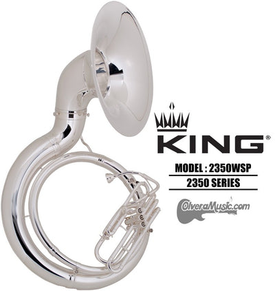 KING Metal BBb Sousaphone - Silver Plate Finish