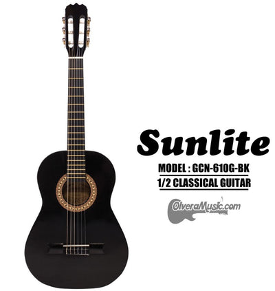 SUNLITE 1/2 Classical Guitar - Black