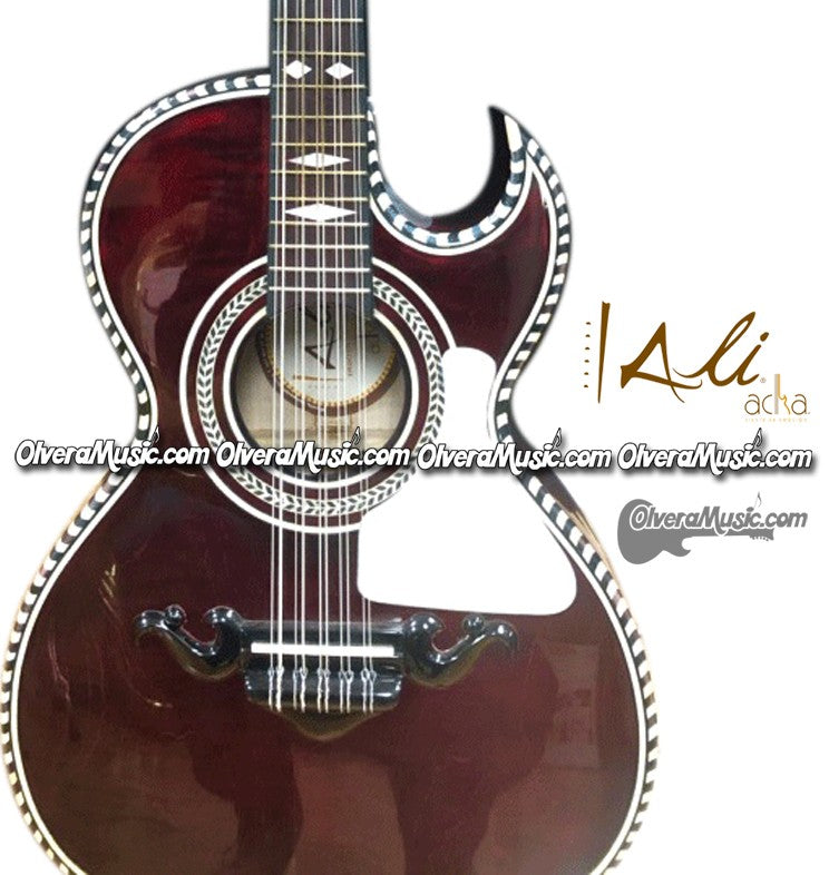 ALI ACHA Bajo Quinto Tradicional (AABQTMRCAA) Maple Flameado - Disponible solo sobre pedido.