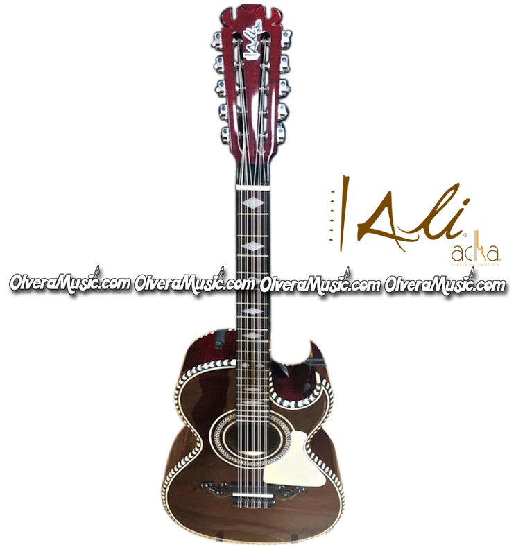 ALI ACHA Bajo Quinto Tradicional (AABQTMRCAA) Maple Flameado - Disponible solo sobre pedido.