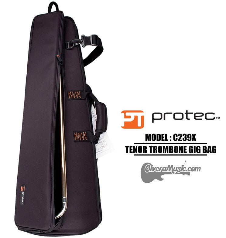 PROTEC Tenor Trombone Explorer Gig Bag w/Sheet Music Pocket