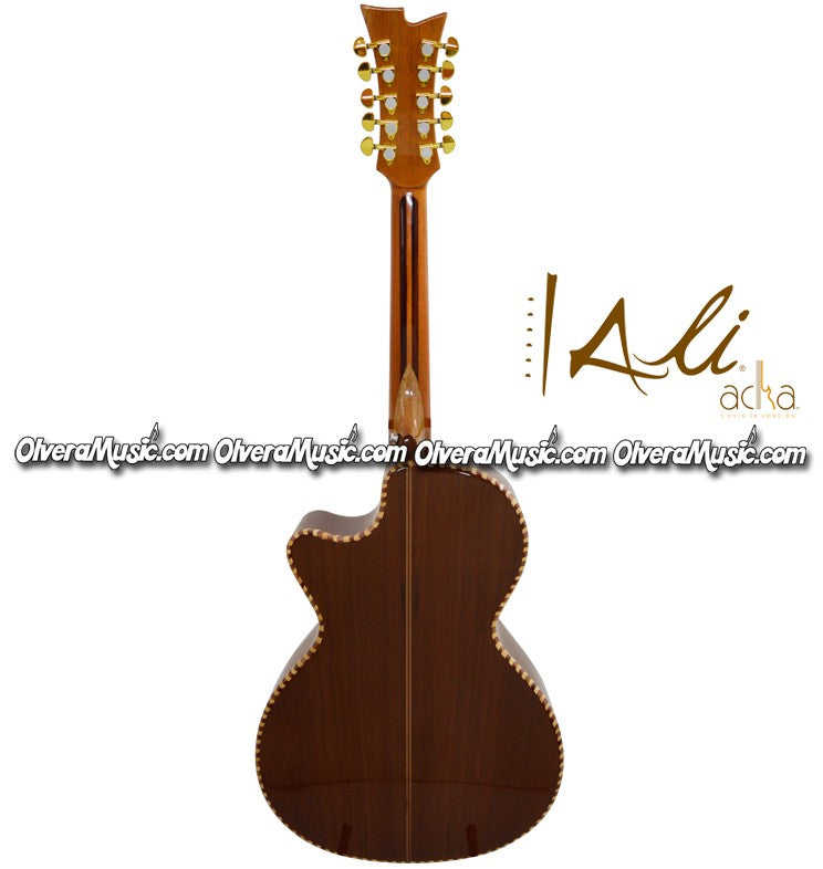 ALI ACHA Bajo Quinto Tradicional ( AABQNMDDM) Madera de  Nogal - Disponible solo sobre pedido.