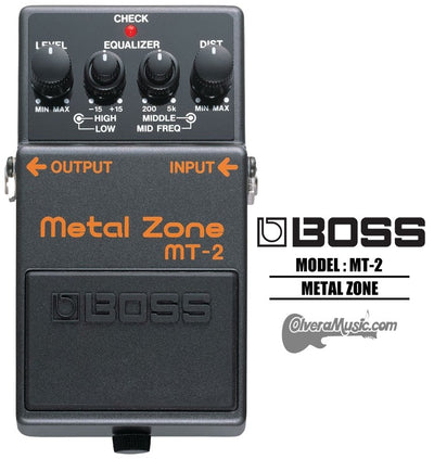 BOSS Metal Zone - Distortion Guitar Effects Pedal