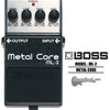 BOSS Metal Core - Distortion Guitar Effects Pedal