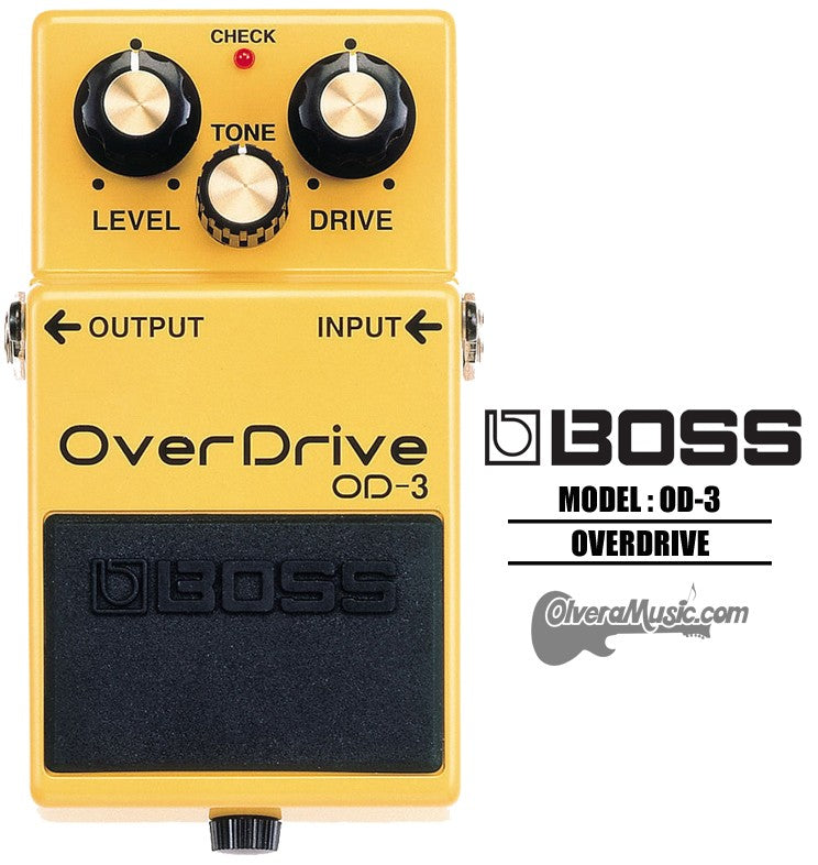 BOSS OverDrive - Sustain Guitar Effects Pedal