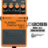 BOSS Turbo Distortion - Guitar Effects Pedal