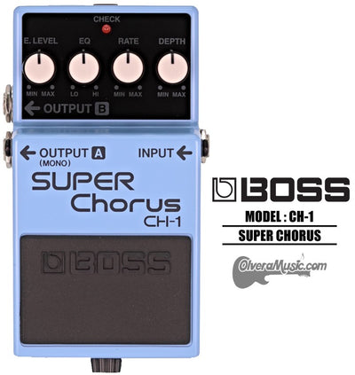 BOSS Stereo Super Chorus - Guitar Effects Pedal