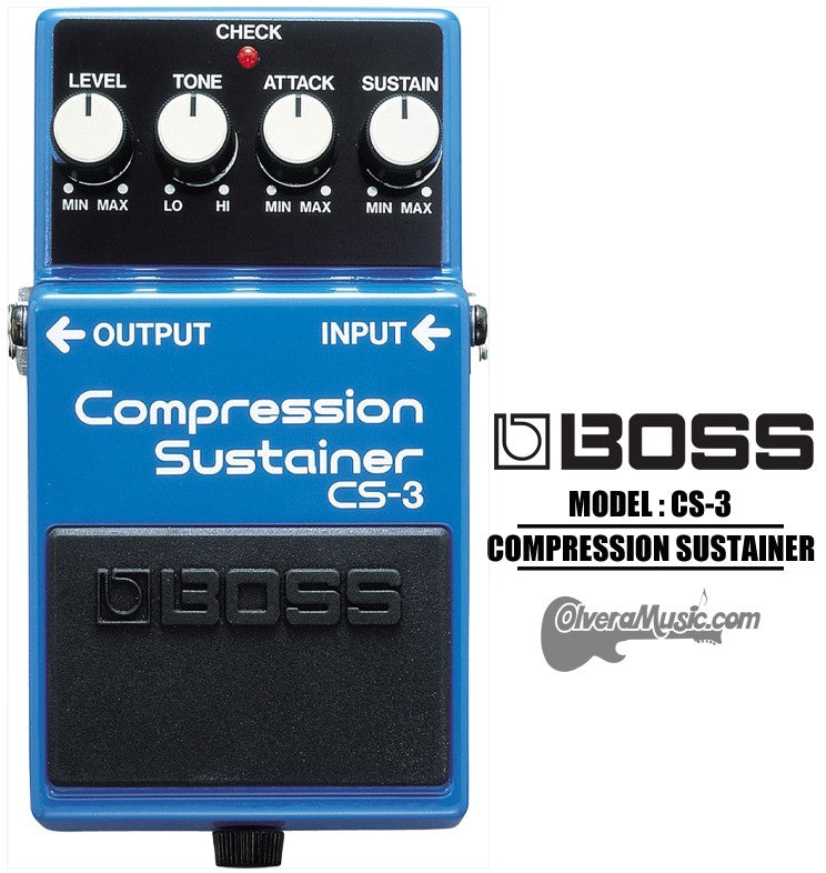 BOSS Compression Sustainer - Guitar Effects Pedal