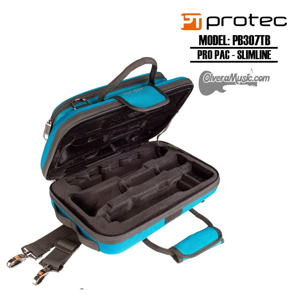 PROTEC Pro Pac Slimline Bb Clarinet Case - Teal