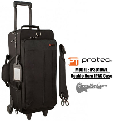 PROTEC iPac Double Trumpet Case w/Wheels