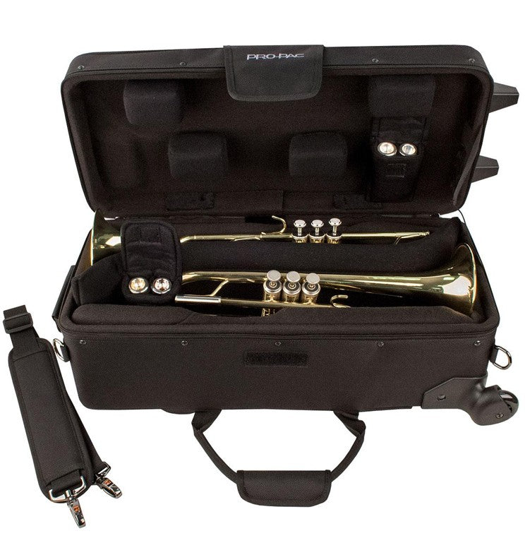 PROTEC iPac Double Trumpet Case w/Wheels