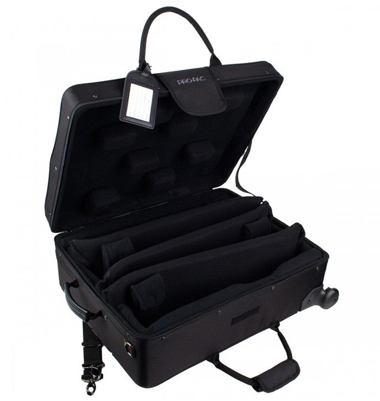 PROTEC iPac Quad Trumpet Case w/Wheels