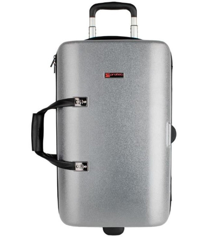 PROTEC Single/Double/Triple Horn Zip Case - Silver