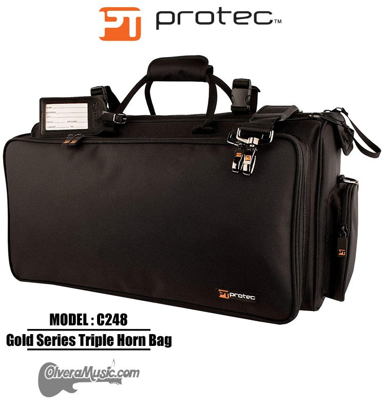 PROTEC Gold Series Triple Horn Bag